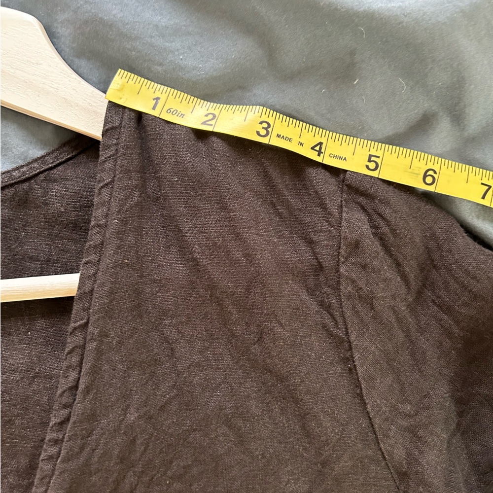 First Rite linen tie blouse EUC - Picture 10 of 12